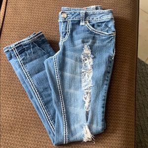 Rhinestone jeans size 11